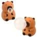 Capybara Anti-Stress Squishy with Bubble Pop-Up Eyes Brown 8.5 cm