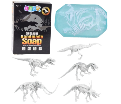 2-in-1 Creative Set: Soap Making, Dinosaurs Excavations