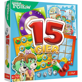 Board Game: 15 Games The Treflik Family Trefl 02823