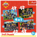 4-in-1 Puzzle - Adventures of Fireman Sam Trefl 34632