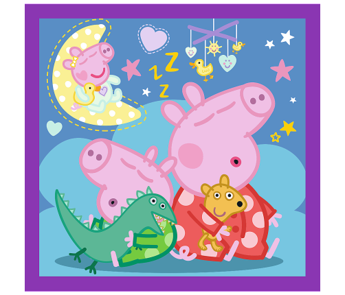 Puzzle - 3 in 1 - Peppa Pig's Habits Trefl 34893