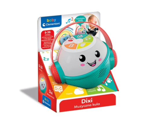 DIXI Interactive Musical Ball with Microphone (Polish Language) Clementoni 50800