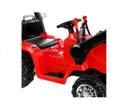 Детский электротрактор с ковшом ZP1005 Red