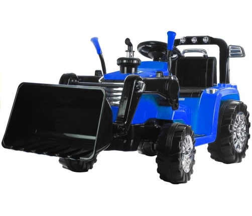 Детский электротрактор с ковшом ZP1005 Blue