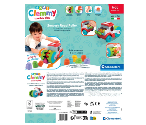 Clemmy Sensory Roller Shape Sorter Clementoni 17495