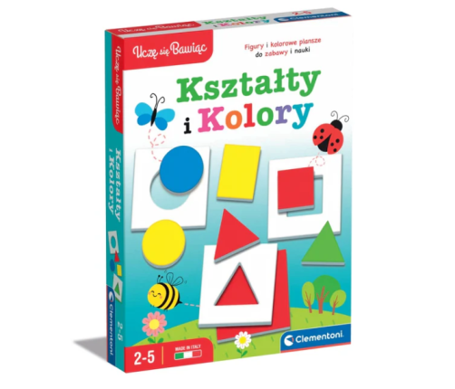 Educational Game Shapes and Colours Play and Learn Polish Language Clementoni 50764