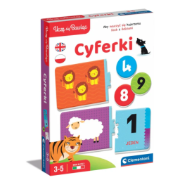 Educational Game Numbers Mathematics Learn & Have Fun Polish Language Clementoni 50767