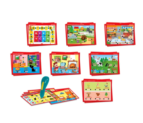 Talking Pen 500 Questions Letters and Words Learn While Having Fun Polish Language Clementoni 50780