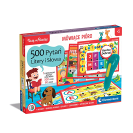 Talking Pen 500 Questions Letters and Words Learn While Having Fun Polish Language Clementoni 50780