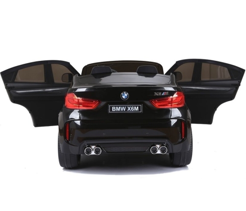 Двухместный детский электромобиль BMW X6M Black Painting