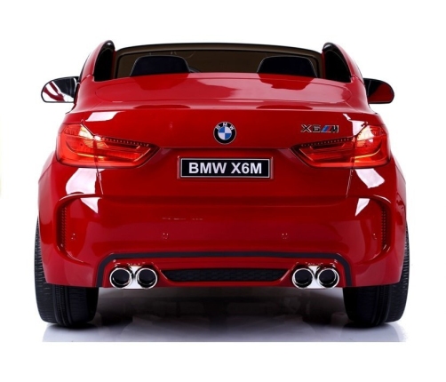 Двухместный детский электромобиль BMW X6M Red Painting