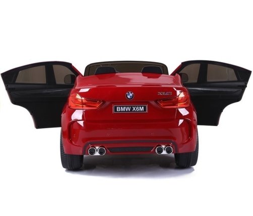 Двухместный детский электромобиль BMW X6M Red Painting