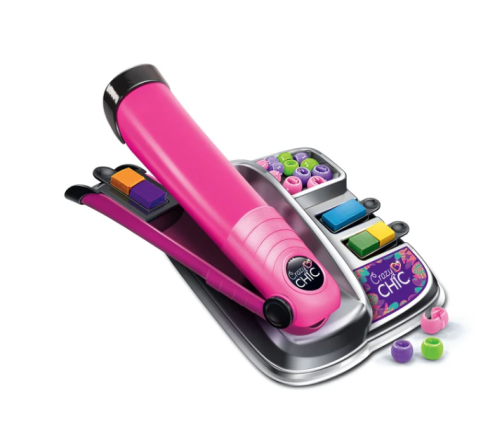 Crazy Chic Hair Colouring Set: Crazy Hairstyles with Straightener & Beads Clementoni 18773