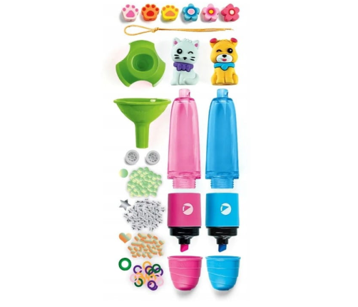 Idea Art Mini Factory Sweet Pets Highlighter Creators Dog & Cat Edition Clementoni 18166