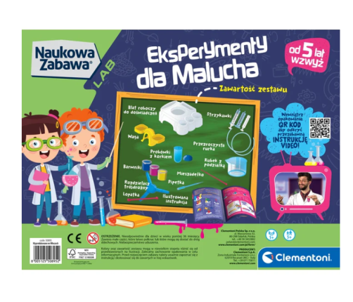 Science & Play Experiments for Little Scientists Clementoni 50895
