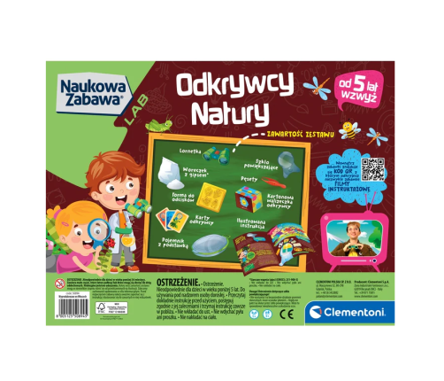 Scientific Fun Nature Explorers Nature Binoculars Polish Language Clementoni 50894