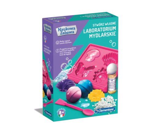 Science & Play Soap Laboratory Set Polish Language Clementoni 60949