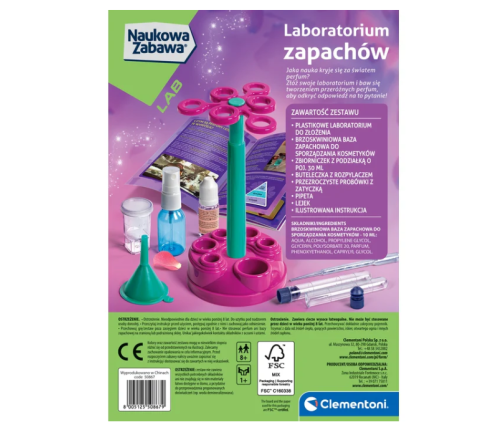 Scientific Fun Fragrance Laboratory Set: Perfumes Clementoni 50867