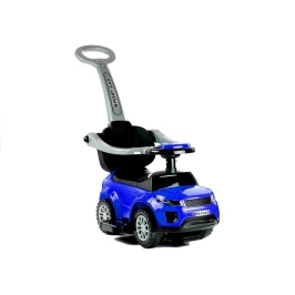 614W Toddlers Ride On Push Along with Parent Handle - Blue