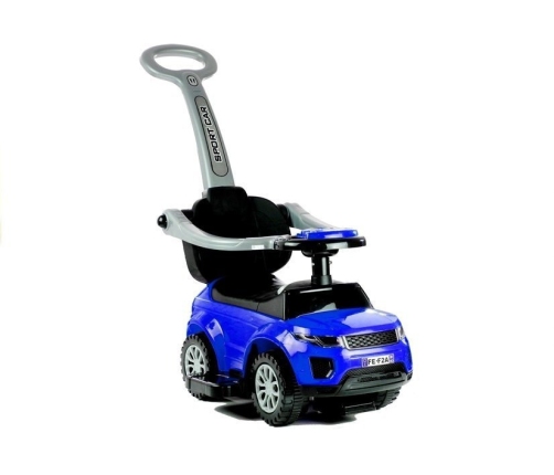 614W Toddlers Ride On Push Along with Parent Handle - Blue
