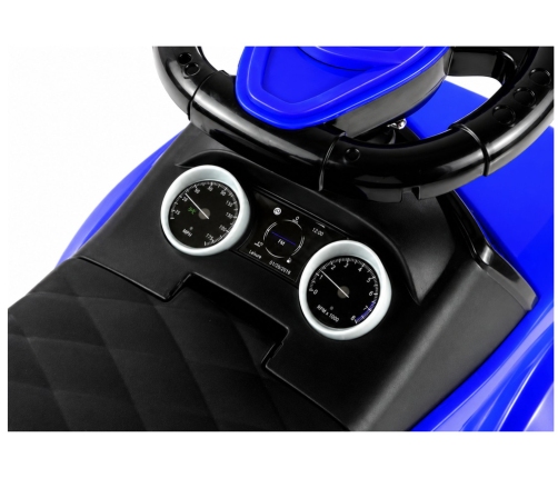 614W Toddlers Ride On Push Along with Parent Handle - Blue