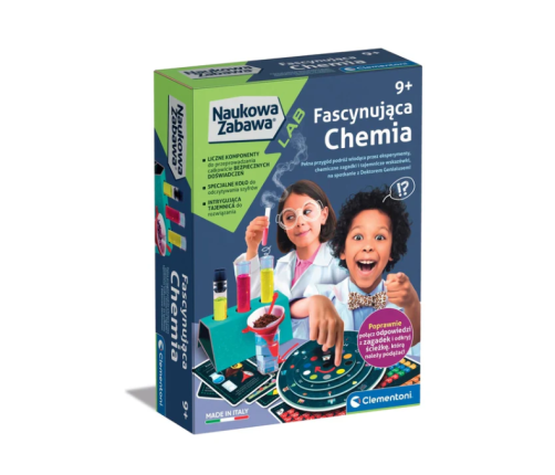 Scientific Fun Fascinating Chemistry Experiments Kit Clementoni 50699