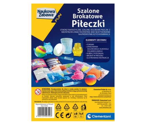 Scientific Fun Mini Lab: Crazy Glitter Balls Clementoni 50702