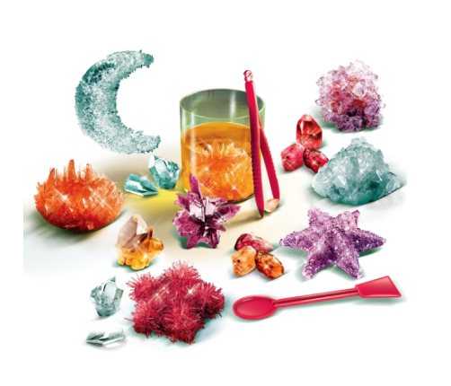 Science & Play Crystal Growing Lab Set Polish Language Clementoni 50069