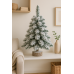 Decorative Artificial Christmas Tree on a Trunk Covered with Snow 60 x 16 cm