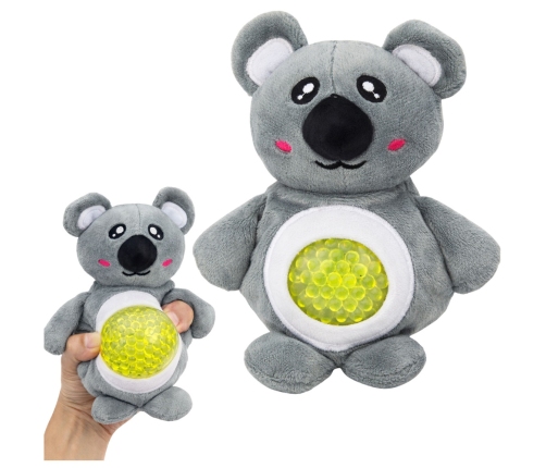 Plush Toy for Squeezing, Kneading, Squeezing with Water Balls Elephant Pig 15 cm