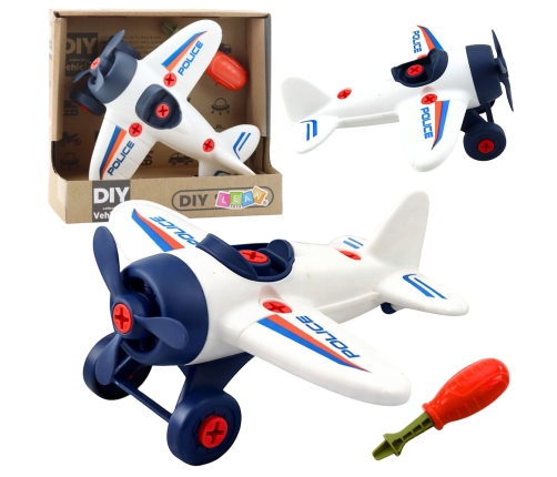 DIY Creative Kit: Screwdriver Plane, Police Screwdriver