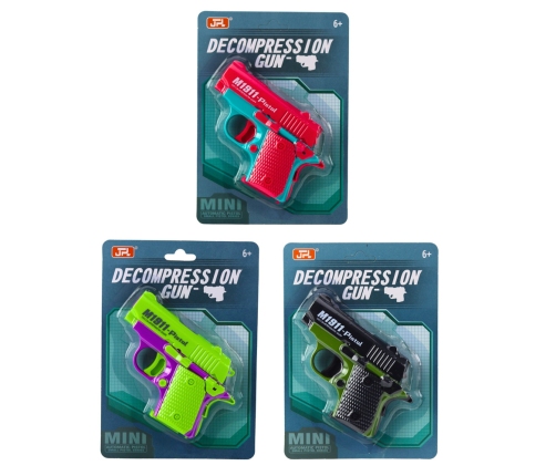 Mini Toy Gun for Children 8 Bullets Magazine 12.5 x 8.5 cm Mix