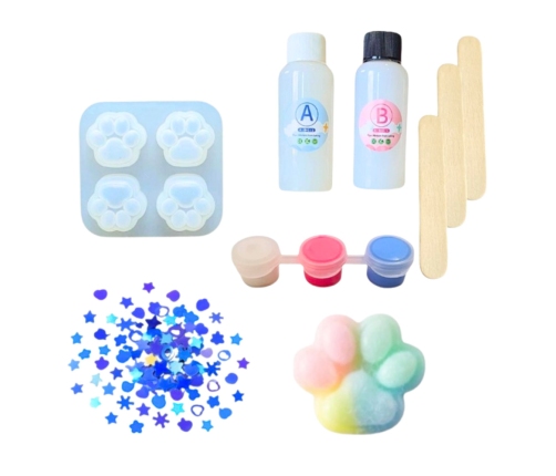 DIY Creative Kit for Creating Squishies Squishies Cat Paw 44 pcs.
