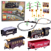 Remote Controlled Train Locomotive RC Lights Sounds Smoke 22 pcs. Remote Controlled Train Locomotive RC Lights Sounds Smoke 22 pcs.