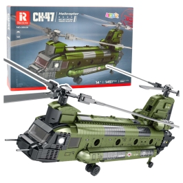 Construction Bricks Set Military Helicopter CH-47 Chinook 1451 pcs. Construction Bricks Set Military Helicopter CH-47 Chinook 1451 pcs.