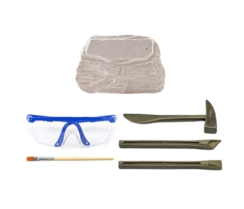 Paleontology Excavation Kit Plaster Block Tools