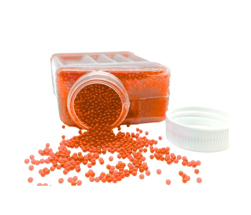 Set of Orange Hydrogel Water Balls for Guns 20000 pcs.