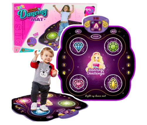 Interactive Musical Dance Mat for Kids with Bluetooth 9 Game Levels