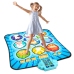 Interactive Dance Mat Animals LED Lights Music Blue