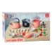 Kitchen Set Pots Cooking Accessories Food Pink 32 pcs.