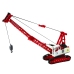 Crawler Crane Truss Light Adjustment Sounds Metal