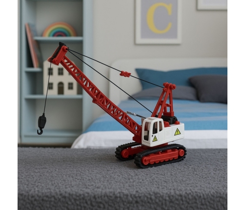 Crawler Crane Truss Light Adjustment Sounds Metal