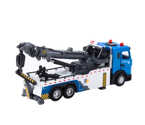 Vehicle Boom Truck Tow Truck Metal Cabin Lights Sounds