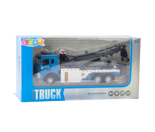 Vehicle Boom Truck Tow Truck Metal Cabin Lights Sounds