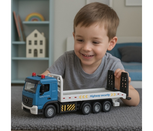 Transport Truck Tow Truck Moving Platform Lights Sounds