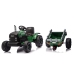 CH9959B Battery Operated Tractor with Trailer Dark Green 24V
