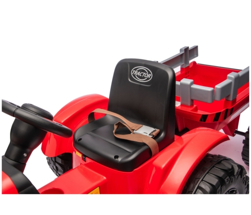 CH9959B Battery Operated Tractor with Trailer Red 24V