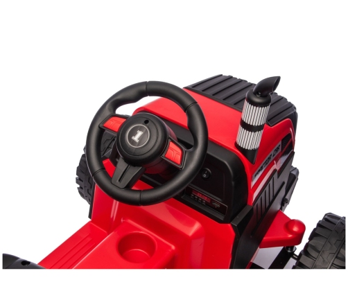 CH9959B Battery Operated Tractor with Trailer Red 24V