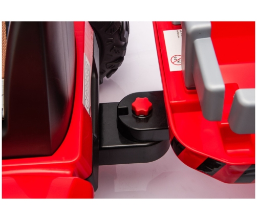 CH9959B Battery Operated Tractor with Trailer Red 24V