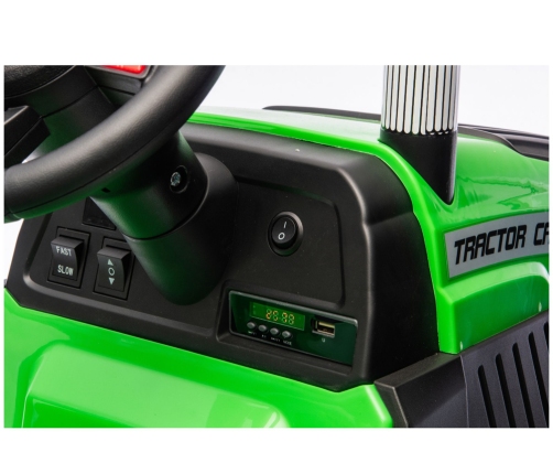CH9959B Battery Operated Tractor with Trailer Light Green 24V